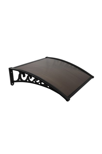 Plastik Ayak 6mm Levhalı Pratik Sundurma Kanopi 100x150 cm Siyah