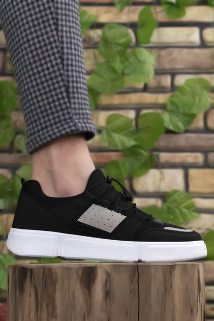 Men's Black Ice White Sneakers00122023