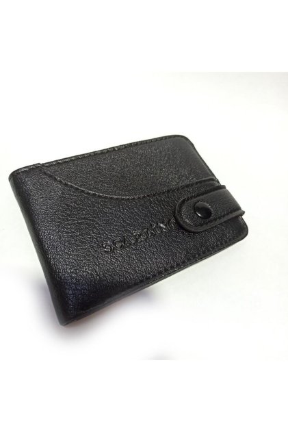Suni Deri Dik Dıştan Patlı 20 Kartlık Kredi Kart Cüzdanı 10 CM X 8 CM