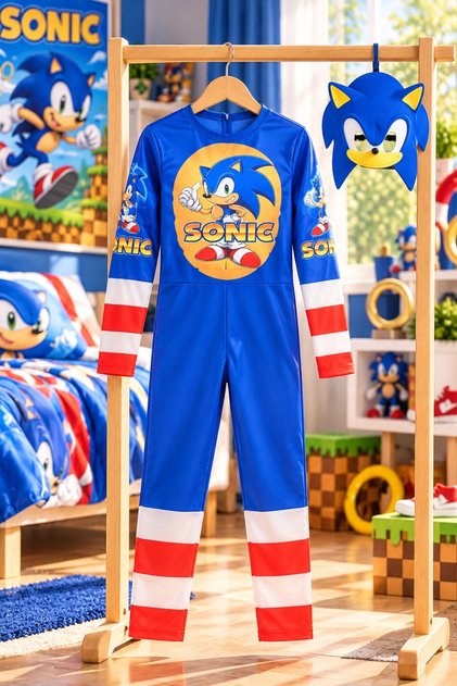 Superhero Costume - Sonic Kids Costume