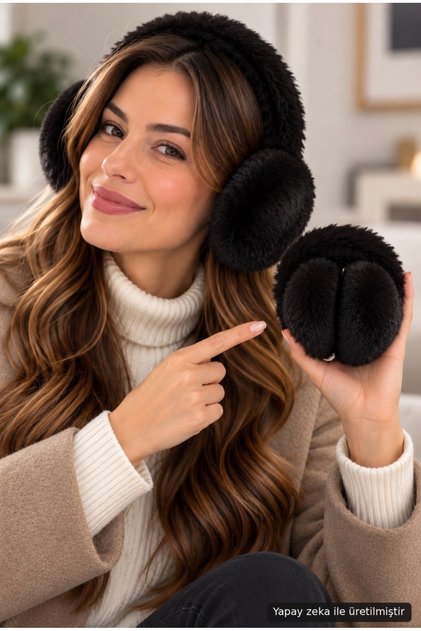 Plush Headphones Foldable