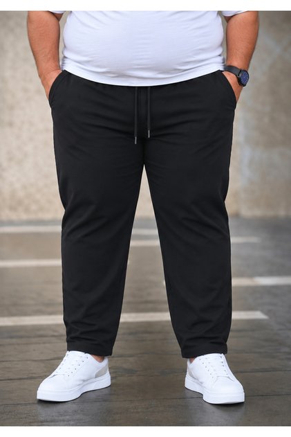 Men's Relaxed Fit Plus Size Oversized Jogger Pants