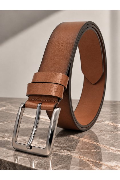 Men's Black Sports 100% Genuine Leather Belt