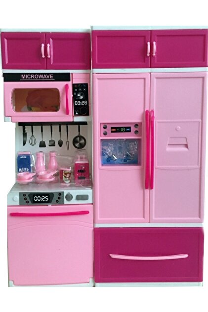 Genel Markalar My Happy Kitchen 2'li Mutfak Seti Buzdolabı Bulaşık