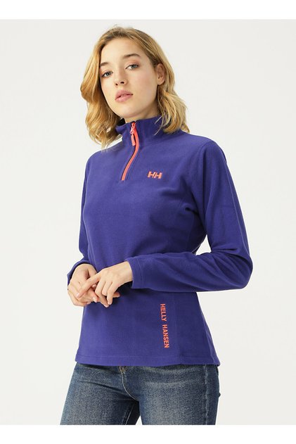 Kadın Mor Polar Sweatshirt