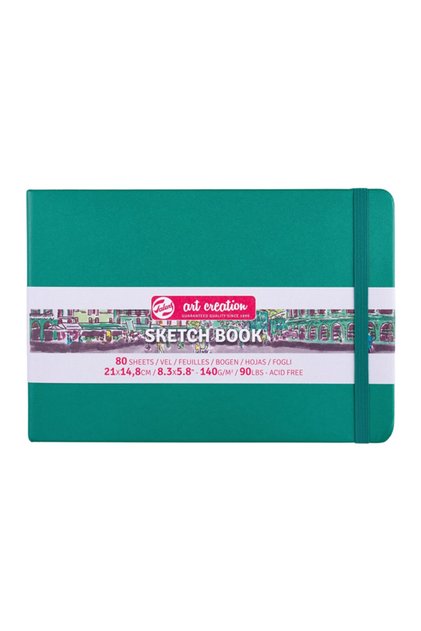 Talens Sketch Book 21x14,8cm 140g 80 Sheets Forest Green