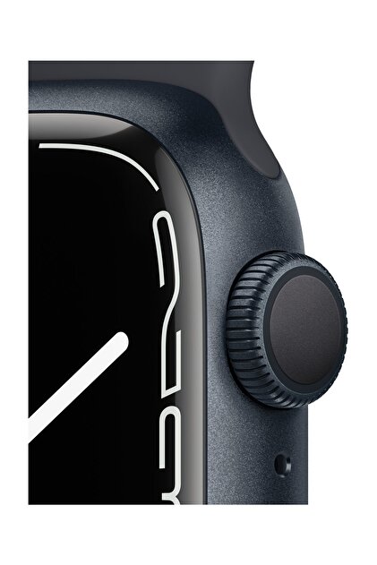 Apple Watch Series 7 41mm GPS Gece Yarısı Alüminyum Kasa ve Spor Kordon-Regular (Apple Türkiye Garantili) - 3