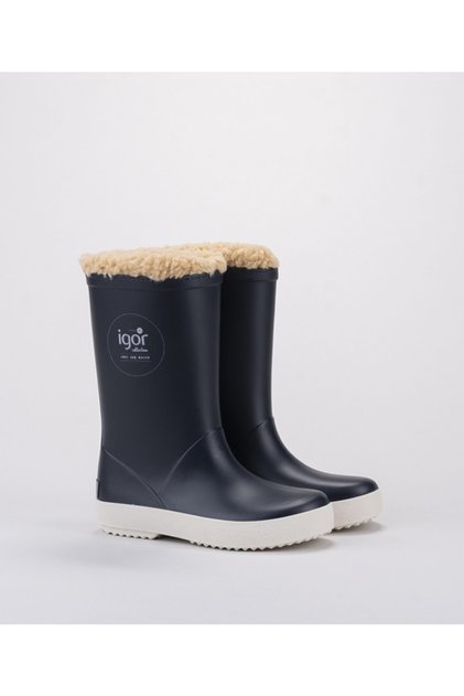 W10207 Igr003 Splash Nautico Borreguito/marino tamnoplave unisex čizme od ovčjeg krzna