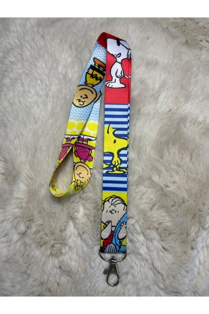 Curea de gât colorată Snoopy Dog And Friends