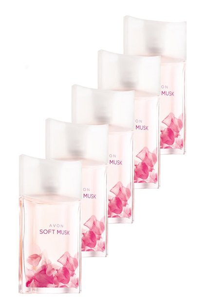 Soft Musk Edt 50 Ml Kadın Parfümü - 5 Adet