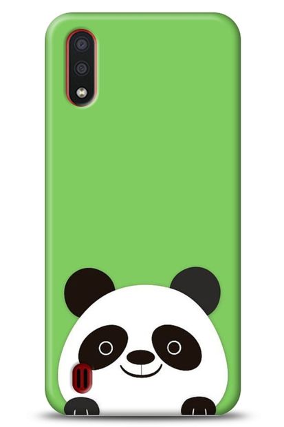 MobilCadde Samsung Galaxy A01 Panda Resimli Kılıf - 1