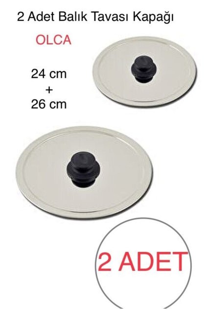 24+26 Cm Balık Tavası Kapağı