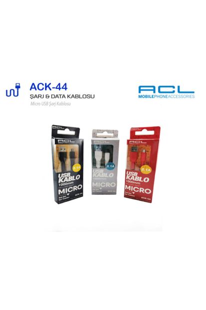 ACL - 45 Iphone Kablosu 2.1a Siyah Beyaz - 1