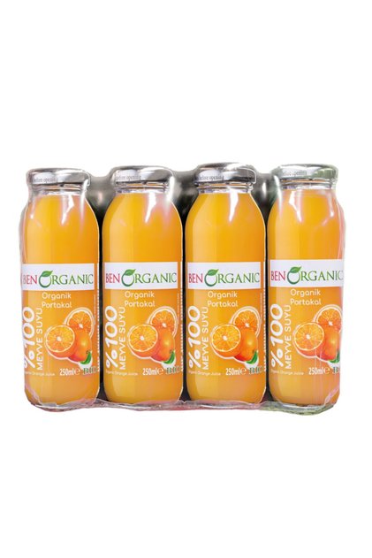 Organik Portakal Suyu 12 X 250 ml