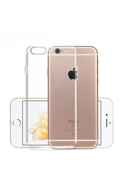 Iphone 6s Plus Şeffaf Silikon Kılıf Ultra Ince 0,20 Mm