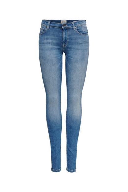 Only Shape Regular Skınny Mavi Taşlama Jeans - 3