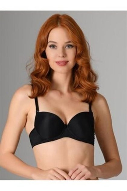 Sutien negru pentru femei, cu suport, căptușit cu elastan, micro-acoperit, 85, sezon nou