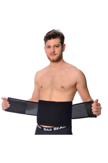 Unisex Siyah Sıkılaştırıcı Termal Terleme Korsesi