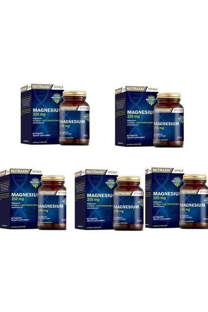 250 Mg Magnium 60 Tablets*5