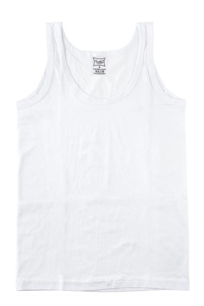 Boy's White Rib 100% Cotton Undershirt Mrt0125B
