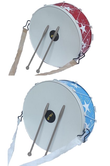 1 Adet Oyuncak Çocuk Davul Gösteri Davulu 18 Cm.