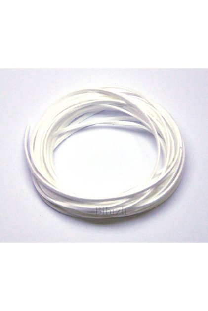 Suede Rope White Color (5 Meters) Diameter: 3x1.5 Mm