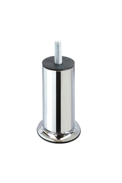Eroğlu Çap 42 Metal Bingolu Baza Ayağı M10 Saplamalı Krom 10 Cm