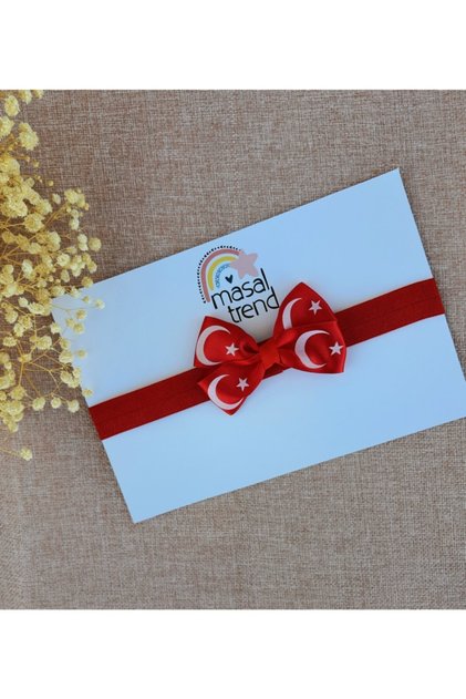 Türk Bayraklı 29 Ekim Bebek Çocuk Saç Bandı