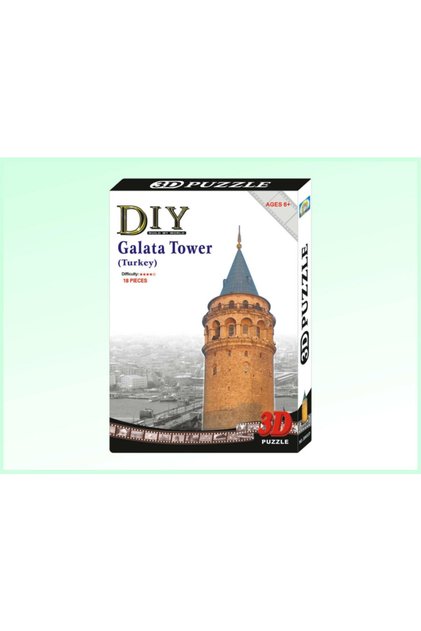 3d Puzzle 3 Boyutlu Maket Galata Tower Galata Kulesi
