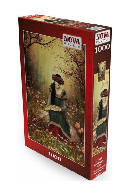 Nova 1000 Piece Woman Reading Books Puzzle /