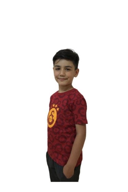 Galatasaray Çocuk Forma Lisanslı Armalı Tshırt - 3