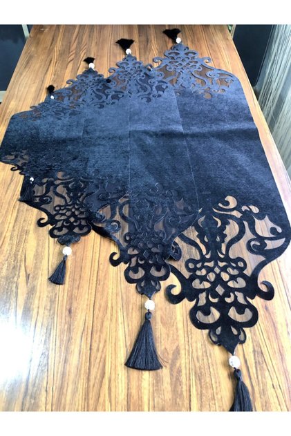 Crown Model Black Color Living Room Set 4 Pieces