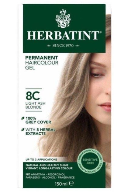 8c Light Ash Blonde Hair Color | Açık Küllü Sarı Saç Boyası
