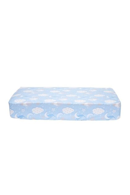 Lastikli Fitted Bebek Çocuk Çarşafı Bulut Desen 40x80 Cm