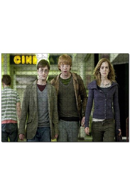 Harry Potter And The Deathly Hallows Visual 120 Piece Puzzle Jigsaw Puzzle Mdf (wood)