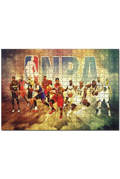 Players And Basket Balls 255 Piece Puzzle Jigsaw Puzzle Mdf (wood)