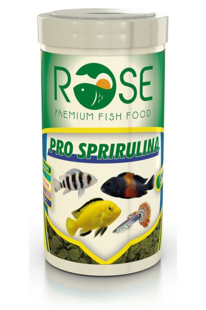 Rose Pro Spirulina Chips Tropikal Tropheus Balık Yemi 250 ml - 1