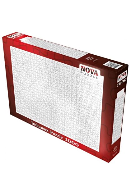 Nova Puzzle Beyaz Imkansız Puzzle 1000 Parça - Fiyatı, Yorumları