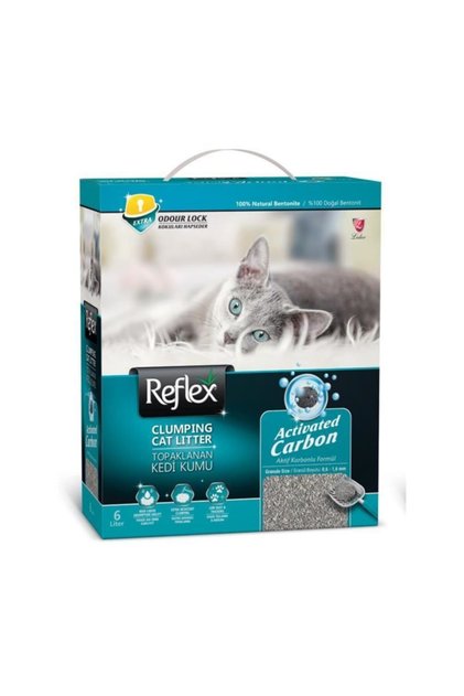 Aktif Karbonlu Süper Hızlı Topaklanan Kedi Kumu 6 Lt