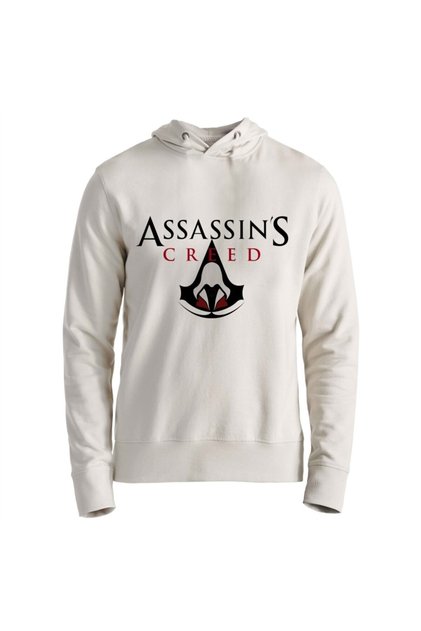 Unisex Ecru Long Sleeve Sweatshirt