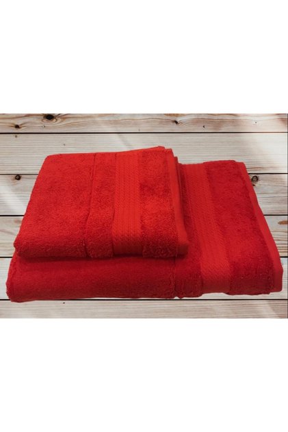Trendy Bathroom Set 2 Pieces (red)