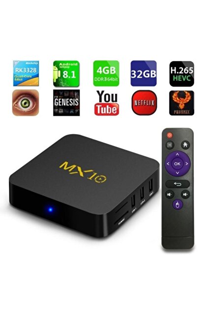 SIGHTZER 4k Ultra Hd Android Tv Box Mx10 Ram:2gb Rom:16gb Android