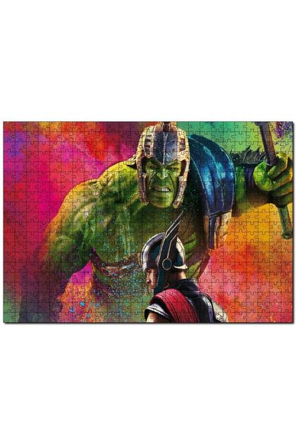 Cakasepetim Thor and Hulk 120 Piece Puzzle Jigsaw Puzzle Mdf (Wood)
