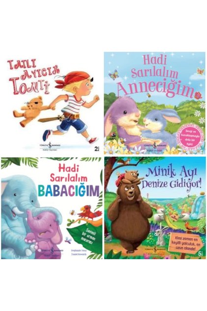 Resimli Hikaye Kitapları 4 Kitap Set - 4