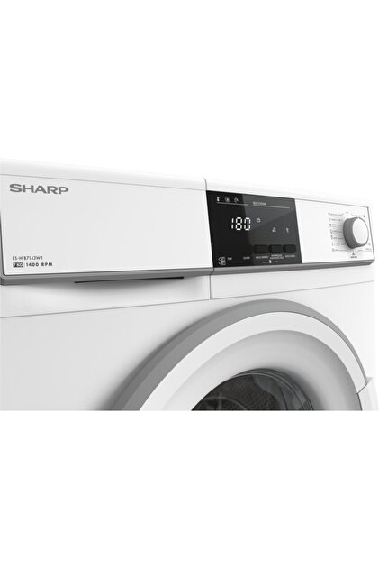 Sharp ES-HFB7143W3 Çamaşır Makinesi 7 kg 1400 D/D A+++