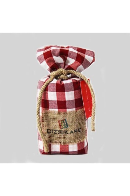 Burgundy Checkered Tablecloth