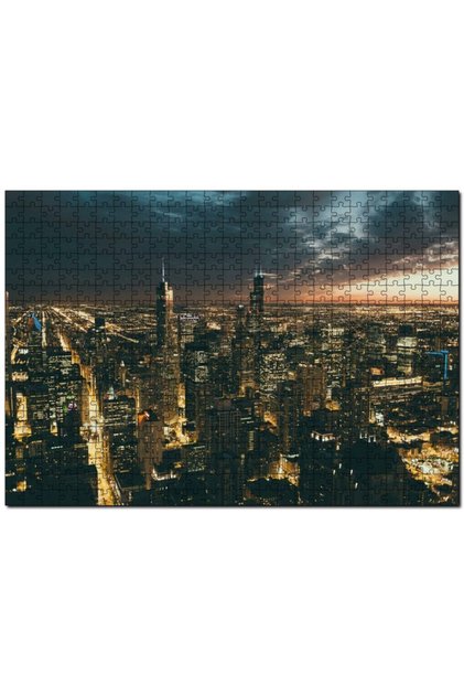 Cakasepetim Las Vegas Night View 500 Piece Puzzle Jigsaw Puzzle Mdf (Wood)
