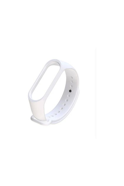 Mi Band 5 - 6 Compatible Silicone Smart Bracelet Cord - White