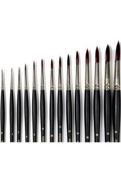 2001 Series Round End Synthetic Brush No: 4