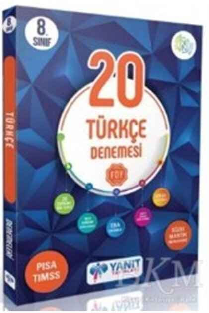 Yanıt Yayınları Yanıt 8. Sınıf Çözümlü 20 Türkçe Branş Denemesi